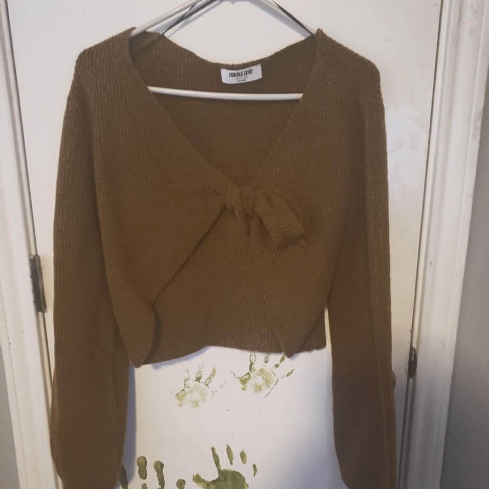 Crop Brown Sweater
